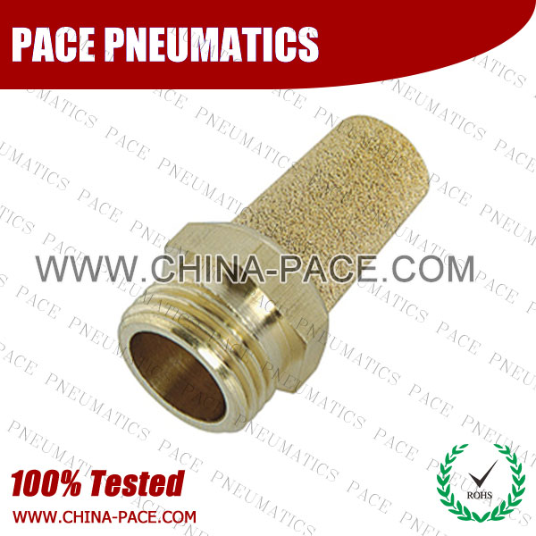 BSLD,silencer, muffler,Pneumatic Fittings, Air Fittings, one touch tube fittings, Nickel Plated Brass Push in Fittings